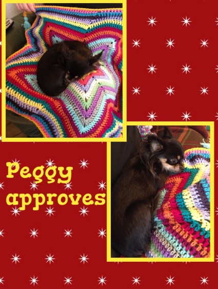 Star blanket Peggy approves
